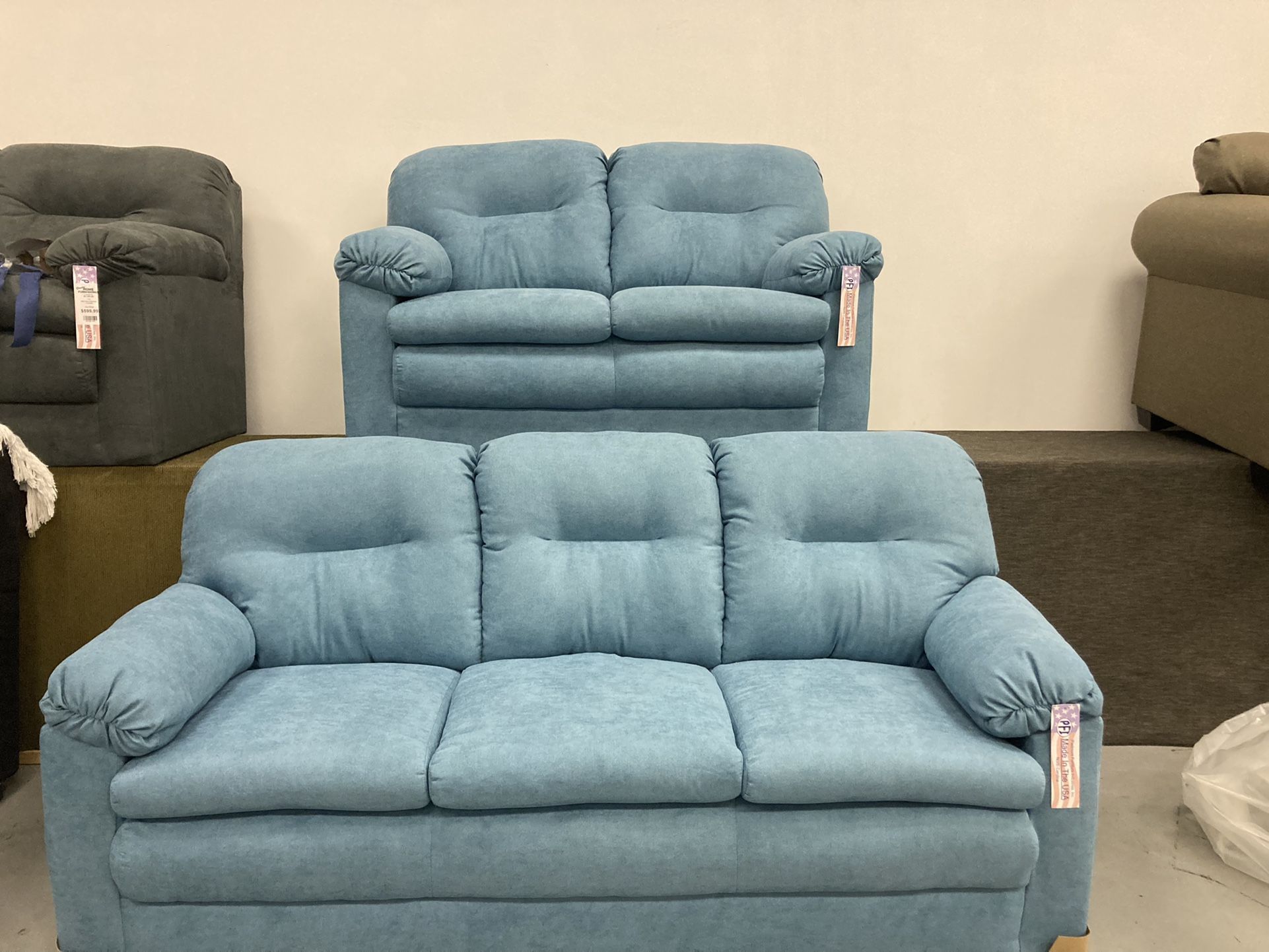 New Sofa And Loveseat Set