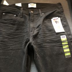 New Mens Levi Denizen 216 Slim Black Jeans 