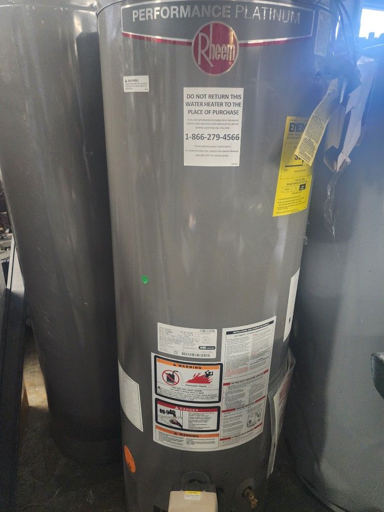 New Water Heater Rheem Performance Platinum 👏 