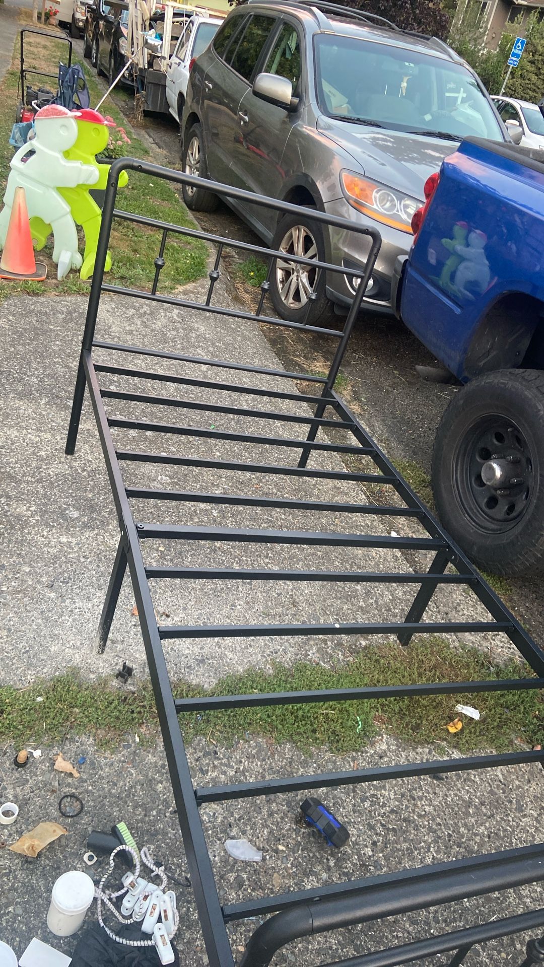 Twin Bed frame Price 20$ Pick Up In. E. Side. Tacoma 