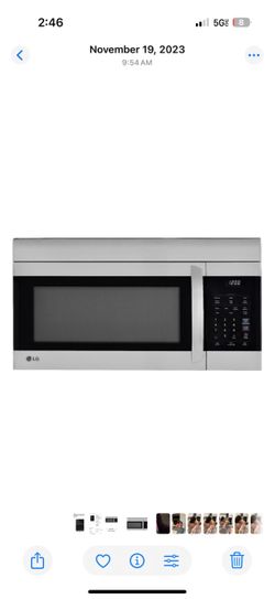 LG Over-the-Range Microwave Stainless Steel