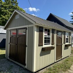 New Deluxe LOFTED Garden Shed. Delivery And Leveling Included