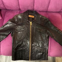Extremely Rare 1970s Oshkahwon Leather Jacket — NYC SOHO Maker 