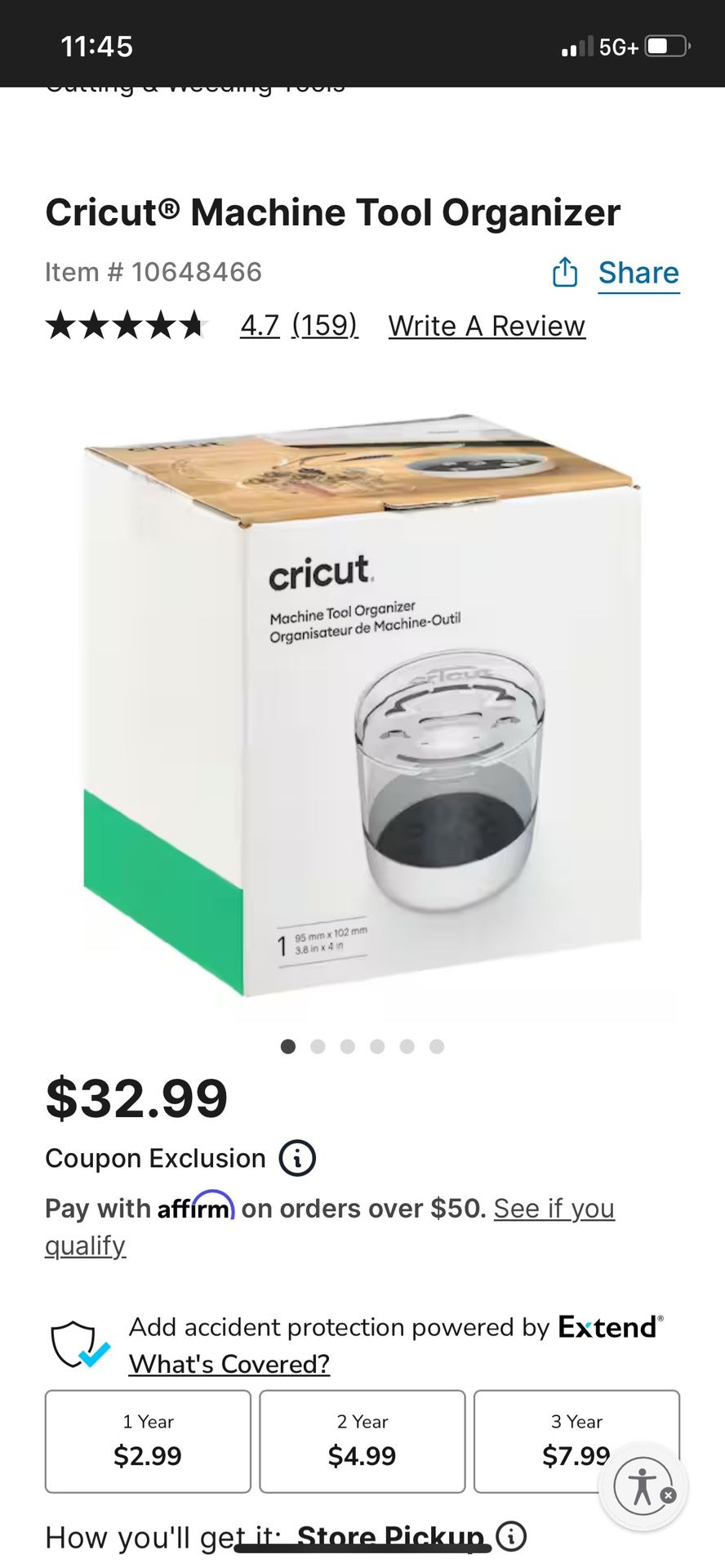 Cricut Blade Storage