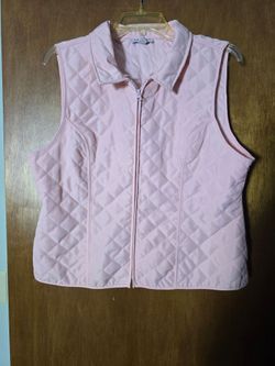 Kim Rogers Petite Quilted Zip Vest - Size PXL (Petite XL) 💗