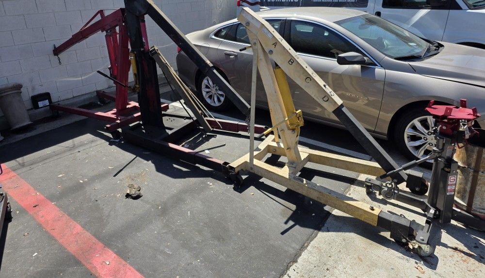 Engine Hoists Cherry Pickers USA Made