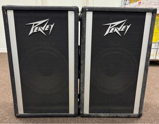 Pair of Vintage Peavey 112PT PA Speakers