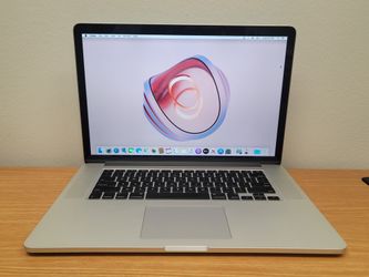 Apple MacBook Pro A1398 15" i7 8GB RAM 512GB SSD Mac Os Catalina 