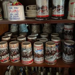 Lots Of Mugs Budweiser And More