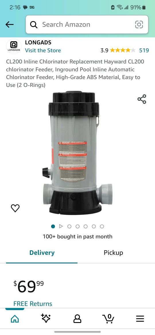 pool chlorinator inline 9lbs. PL0001