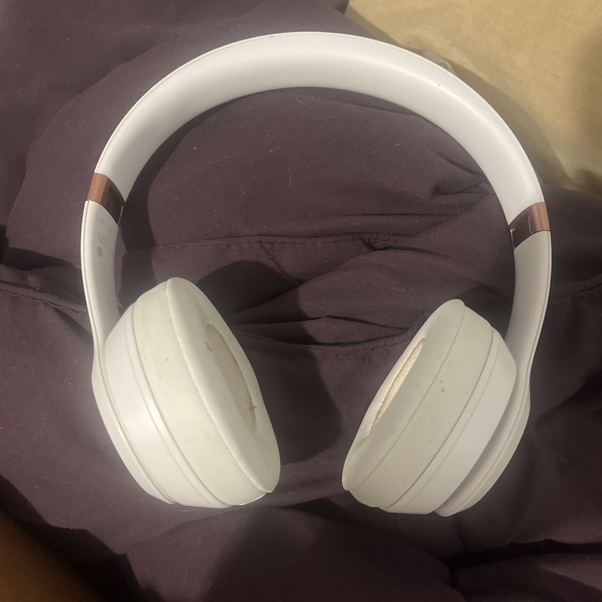 Beats Headphones Hot pink n white