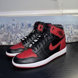 Nike Air Jordan 1 Retro High OG Bred "BANNED" 2016 Men's Size 11 - 555088-001