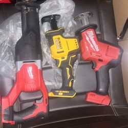 Milwaukeee And Dewalt Hackzalls Tool Only