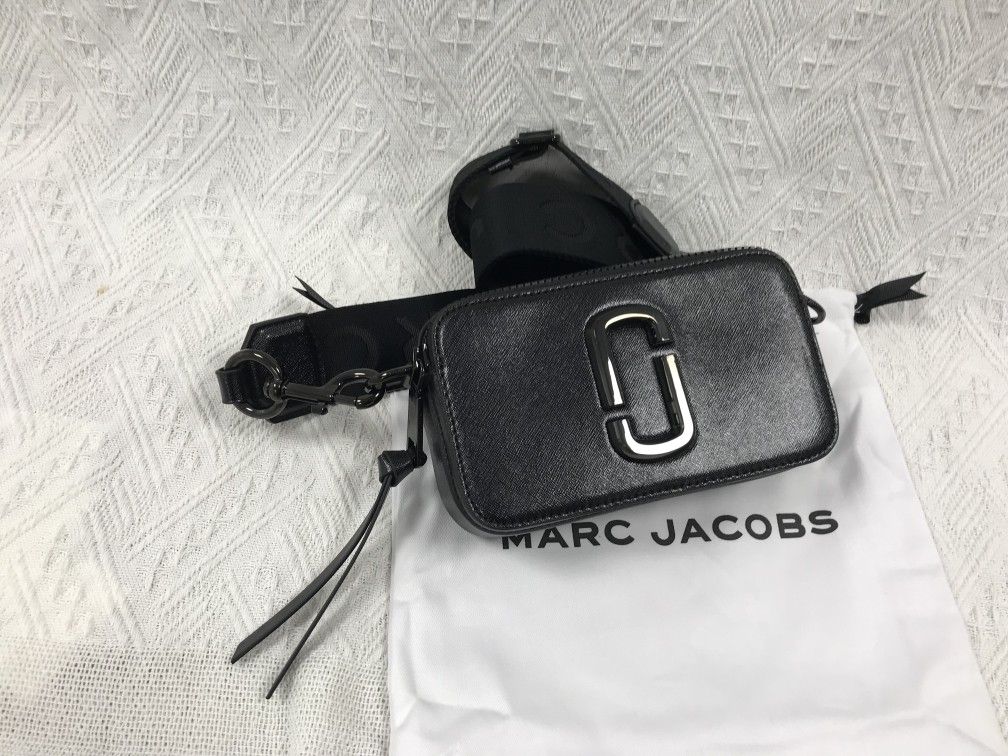 Marc Jacobs Colorblock Snapshot Crossbody bag Black