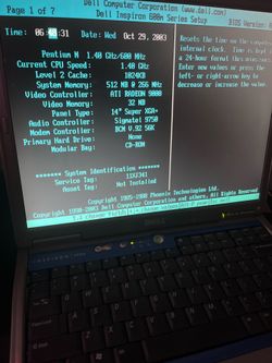 Dell Inspiron 600m