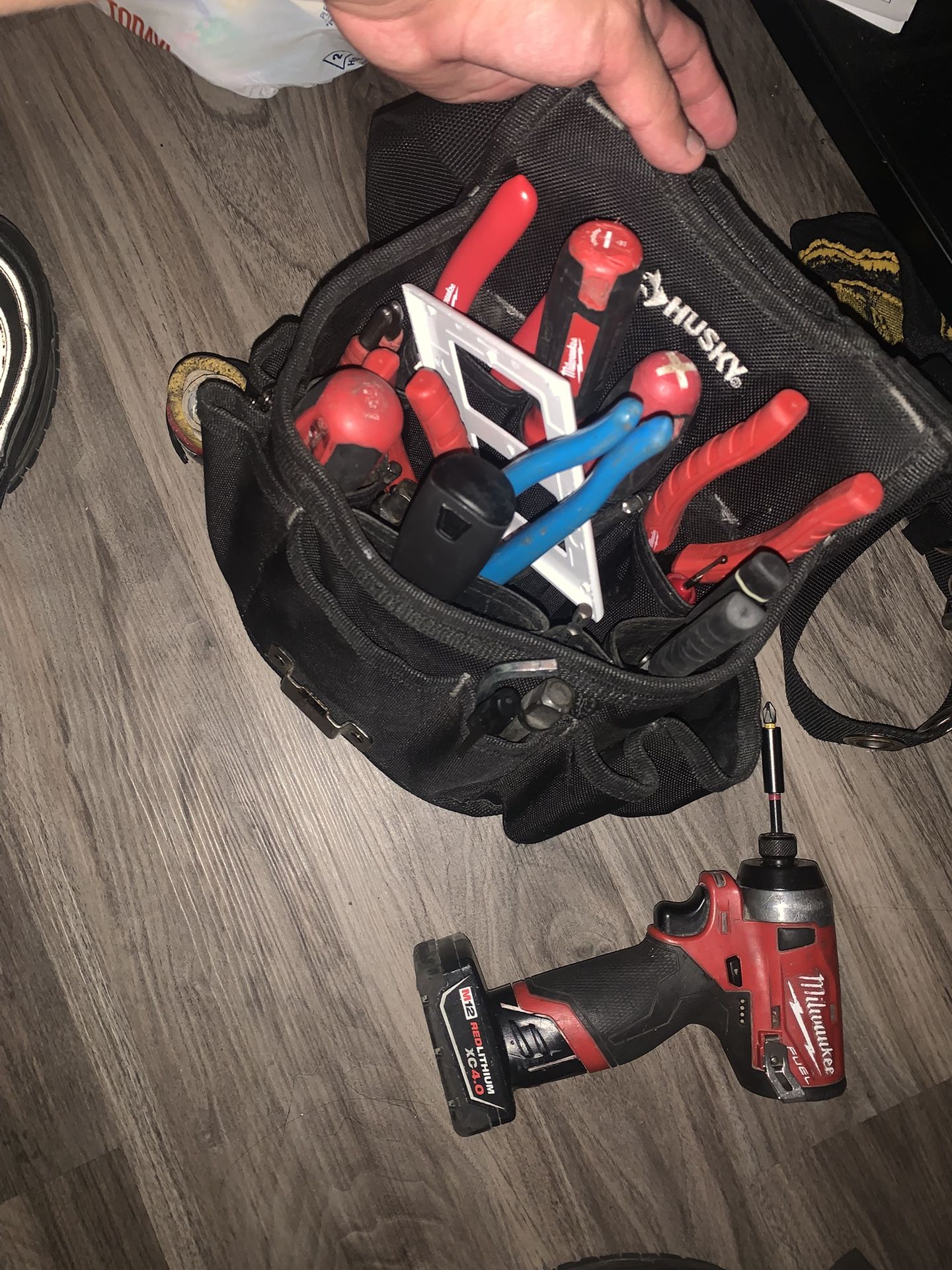 Milwaukee Fuel Drill With Milwaukee Tools & Bag