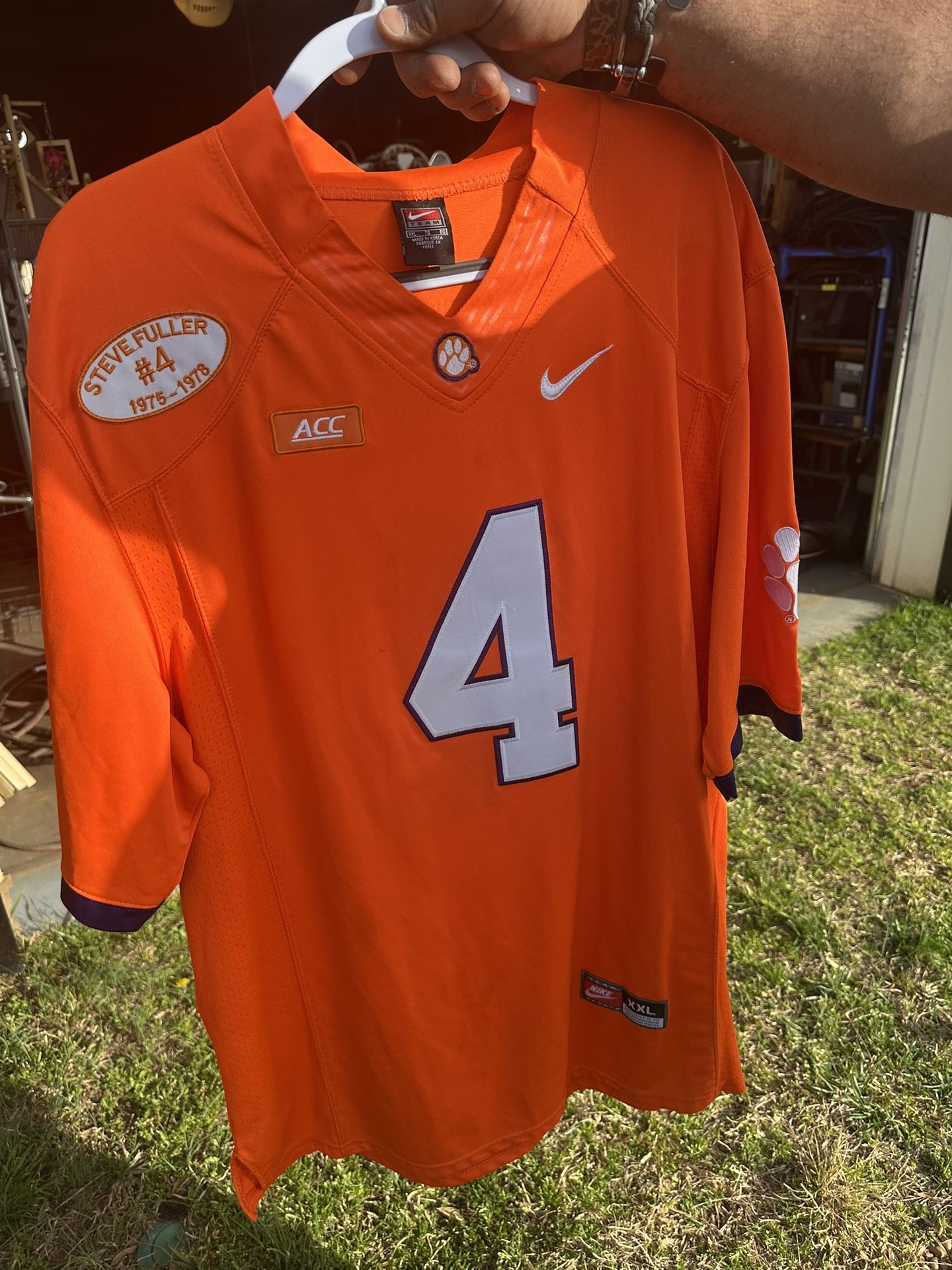 Clemson jersey size extra large