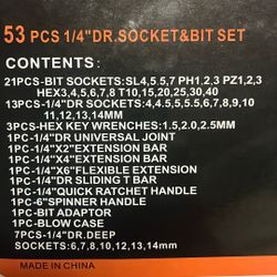 Ratchet Set 63 Pieces 