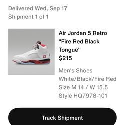 Jordan 5 Red And Black 