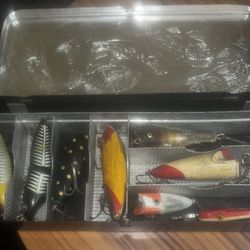 Heddon, Bite Em, Paw Paw JC Higgins & Al Foss- Vintage Wood 