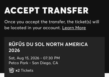 Rufus Du Sol  - Petco Park 8/15