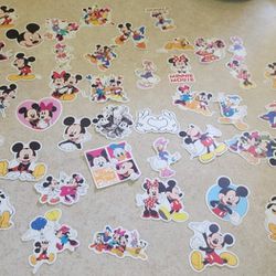 50 Mickey And Minnie Mouse stickers.  Many other stickers available.  SHIPPING IS AVAILABLE 