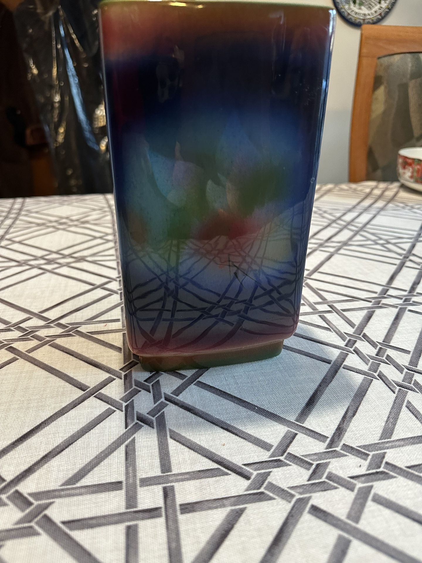 Beautiful Tri-Color Vase