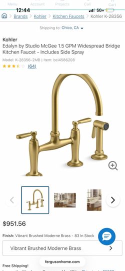 Kohler kitchen faucet
