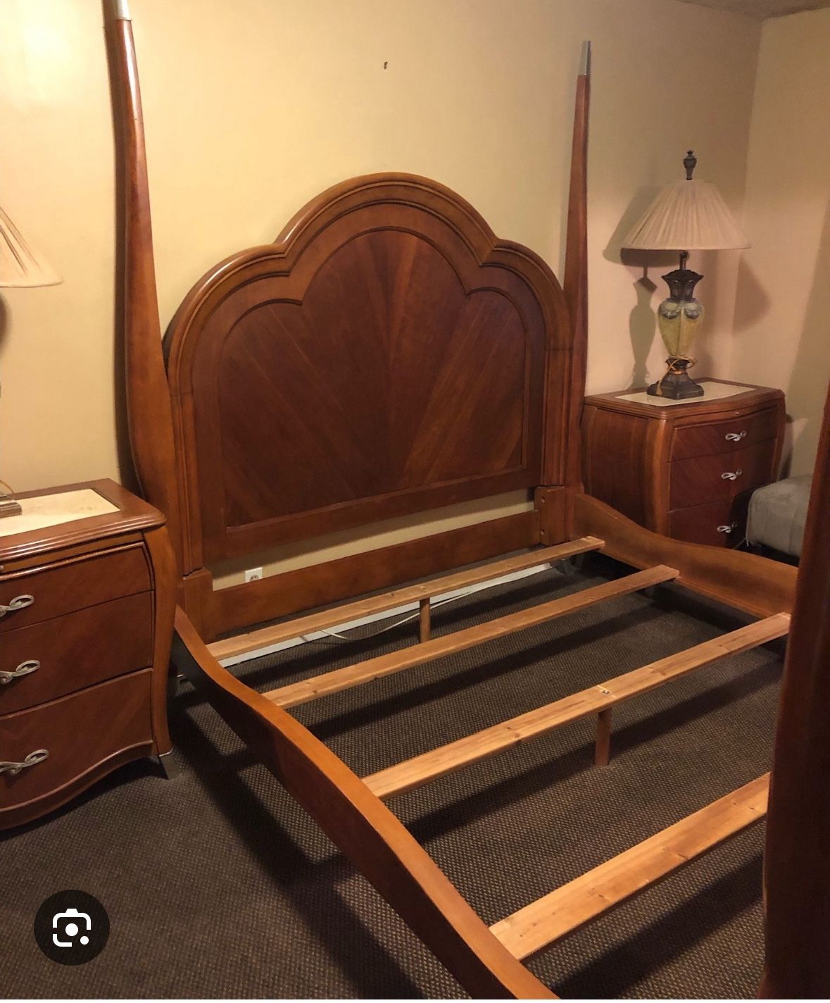 King Bed frame and Drawers