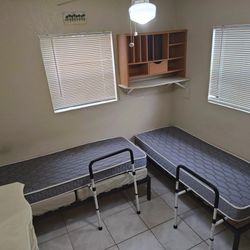 Beds with safety rails 3x6.5 feet