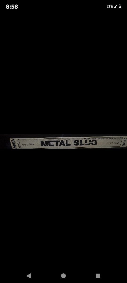 Arcade NEOGEO Metal Slug 1