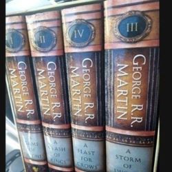 A Game of Thrones Clash of Kings Storm of Swords Feast Crows Martin HBO HC Set