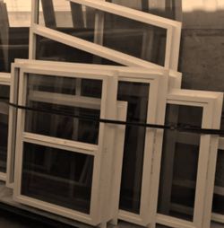 White Vinyl Double-Hung Windows – Lot