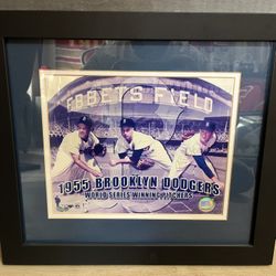1955 Brooklyn Dodgers, World Series Winning Pitchers Memorabilia Photo
