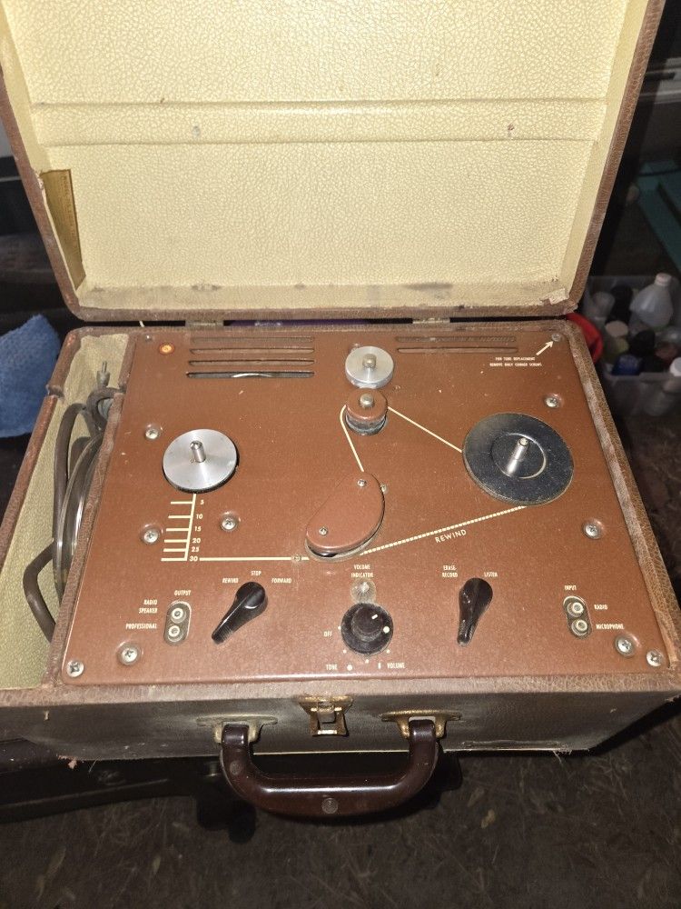 Vintage Eicor reel-to-reel tape recorder