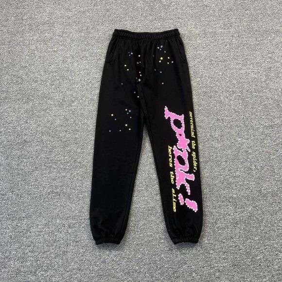 Spider Sweatpants Brand New Black Size Medium