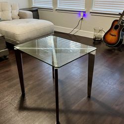Chrome End Table