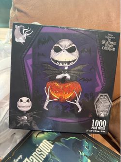 NEW Disney Parks 2023 Nightmare Before Christmas 30th Anniv Puzzle Jack Pumpkin