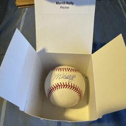 Autographed Merrill Kelly Official Major League Baseball. 