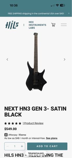 hills electric guitar