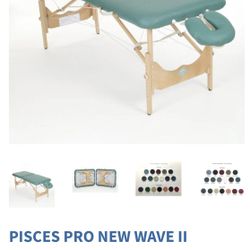 Massage Table PISCES PRO NEW WAVE II HARDWOOD