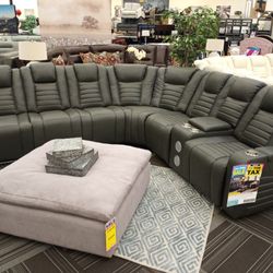 3pc Power Reclining Sectional 