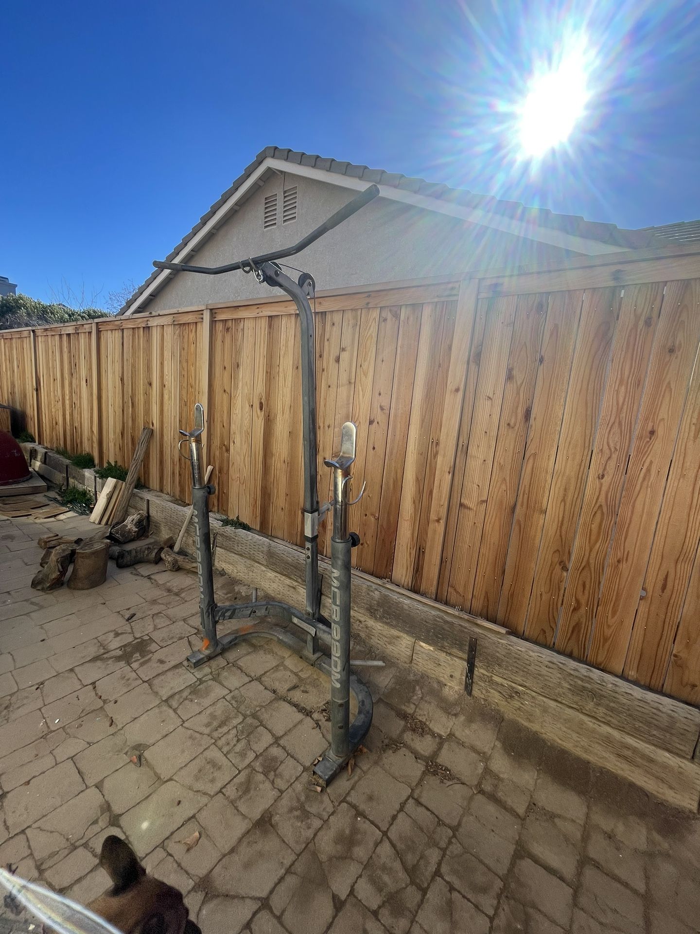 Marcy Squat / bench Rack With Lat Pull Down