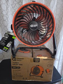 10" Turbo Drum High Velocity Fan New (Price Is Firm)
