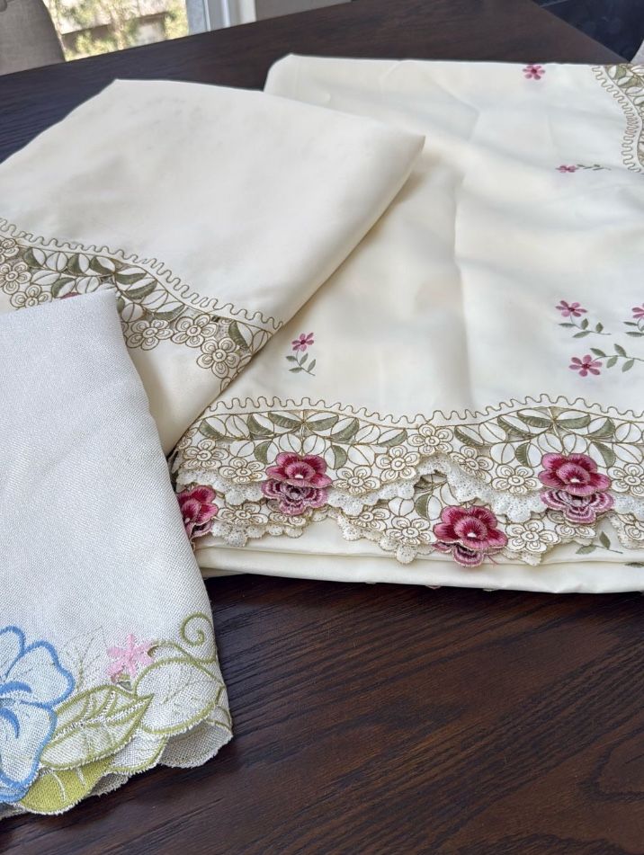 Expensive tablecloth