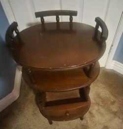 Vintage 3 Tier Telephone Table