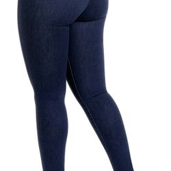 LT. Rose 🌹 Dark Blue Butt Lifting Push-up Jeans. Very Stretchy High-waisted Size 9. 