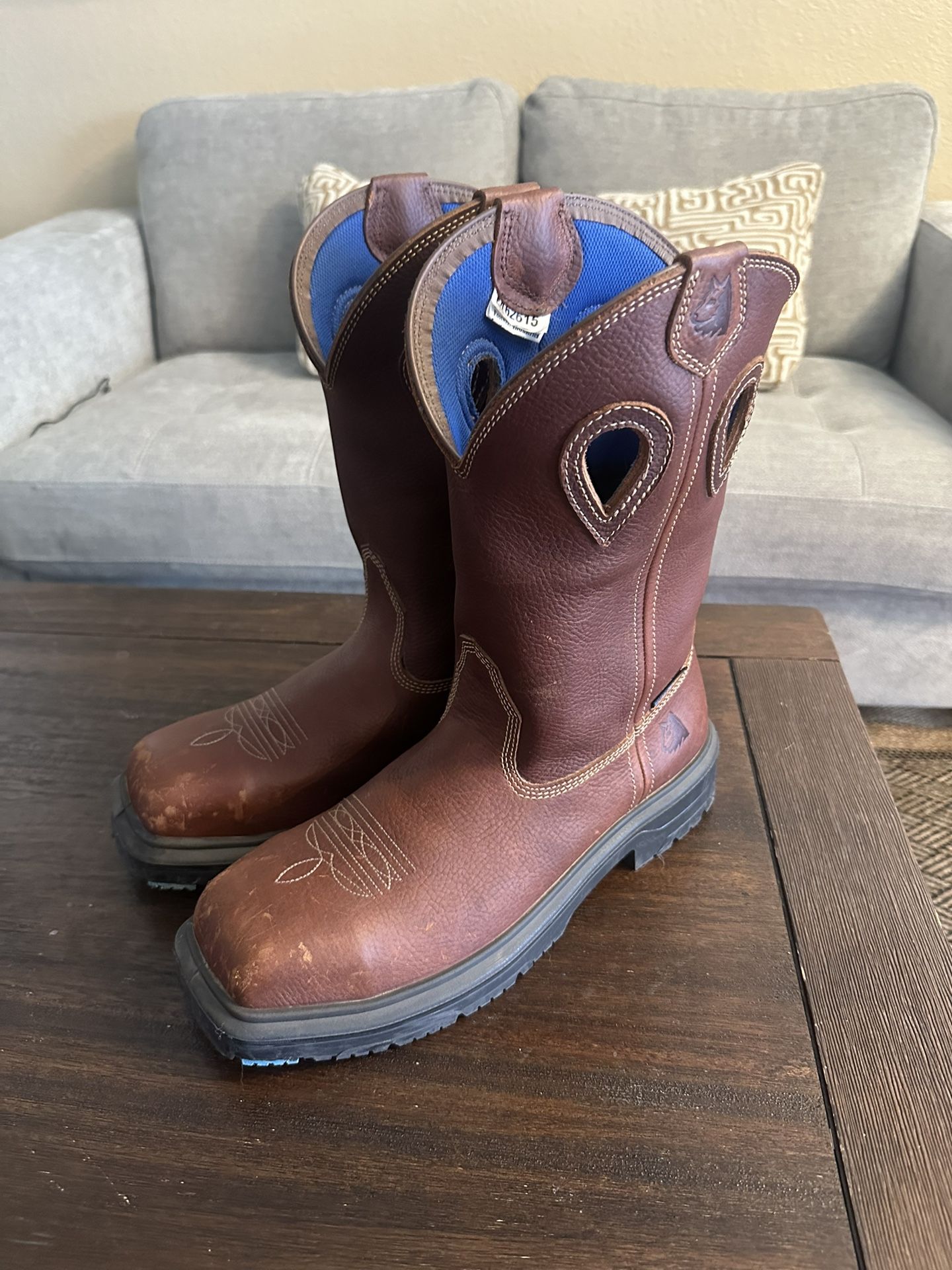 Steel Blue Men’s Steel Toe Waterproof Men’s Work boot Size 12