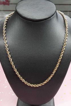 Rope Chain - Yellow Gold 10k (.417) 4.8 grams 18 inch