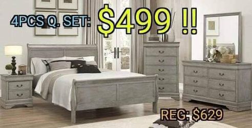 4pc Queen Bedroom Set Sale